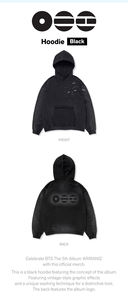 Sweat à capuche BTS ARIRANG Noir - Product Image 2