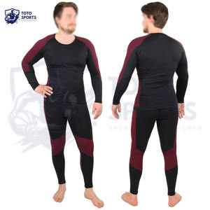 ชุดแรชการ์ดผู้ชายรุ่นใหม่ล่าสุด รับสกรีนโลโก้ คุณภาพสูง ดีที่สุดสำหรับนักกีฬามืออาชีพ สวมใส่สบาย ระบายอากาศได้ดี น้ำหนักเบา - Product Image 2