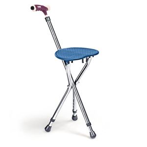 Deambulatore Pieghevole in Alluminio a 5 Livelli di Regolazione Altezza con Luce LED, Cuscinetti Antiscivolo e 3 Cuscinetti Extra - Product Image 2