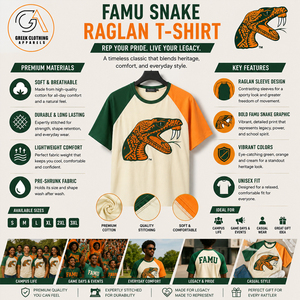 เสื้อโปโลผู้ชาย FAMU แบบสั่งทำพิเศษ ทรงปกติ คอโอ ผ้าเจอร์ซีย์ระบายอากาศได้ดี ป้องกันรอยยับ เป็นมิตรต่อสิ่งแวดล้อม สไตล์มหาวิทยาลัยกรีก ผลิตจากผ้าฝ้าย 100% - Product Image 5