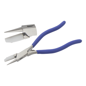 180mm Stainless Steel Flat Nose Plier Nylon Jaw Spring Matt <b>Foam</b> Handles Jewelry Making DIY <b>Crafting</b> OEM Customizable Circlip - Product Image 1