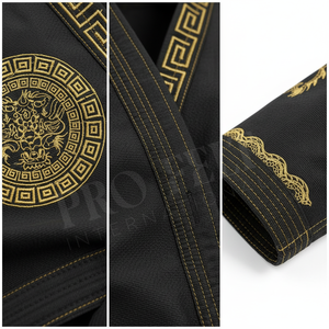 Nuevo Diseño 2026, Uniforme de Karate para Hombre, con Bordado a Mano en Dorado, Ligero, Duradero, de Color Liso - Product Image 4