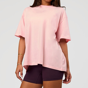 Camisetas personalizadas de alta calidad, 240 g/m², 100% algodón, camisetas para mujer, logotipo personalizado, lisas, tallas grandes. - Product Image 1
