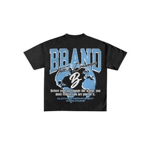 เสื้อยืดพิมพ์ลายดีไซน์ล่าสุดสำหรับผู้ชาย ทรงปกติ ผลิตตามแบบ OEM เหมาะสำหรับใส่ลำลองและเล่นกีฬา ฤดูใบไม้ผลิ - Product Image 2