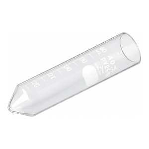 Tubo de Centrífuga Cónico de Vidrio Borosilicato de Alta Resistencia PYREX de 40 mL con Graduaciones Blancas - Product Image 3