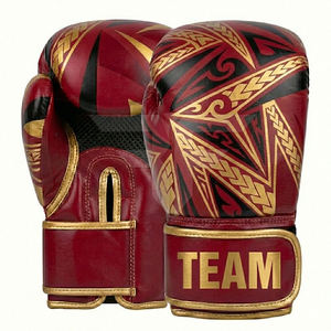 Guantes de Boxeo Personalizables de Cuero Suave y Cómodo para Adultos, Tamaños Disponibles: 6oz, 8oz, 12oz, 14oz, 16oz, para Deportes y Actividades al Aire Libre - Product Image 1