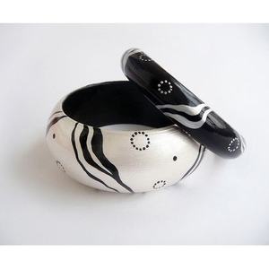 Pulseras de Madera Pintadas Ligeras, Joyería para Fiestas con Elegantes Brazaletes - Product Image 2