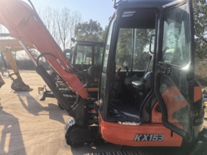 Mini-excavatrice Kubota KX161 de 6 tonnes, d'occasion, KUBOTA KX163, excavatrice hydraulique sur chenilles, mini-excavatrice sur chenilles d'origine japonaise, petite excavatrice - Product Image 3