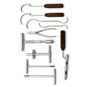 Ensemble d'instruments orthopédiques K de haute qualité, tendeurs de fil standard, passe-fils, 10 pièces, manuel, acier inoxydable allemand, réutilisable, CE - Product Image 3