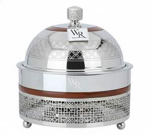 Dernier modèle de chauffe-plat en métal décoratif pour buffet, plat de service de haute qualité pour mariages, maisons, hôtels et usage en gros - Product Image 3