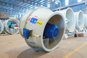Ventilateur axial à entraînement direct AXP-5-6D en acier inoxydable SS400 avec technologie de découpe laser CNC, installation simple - Product Image 2