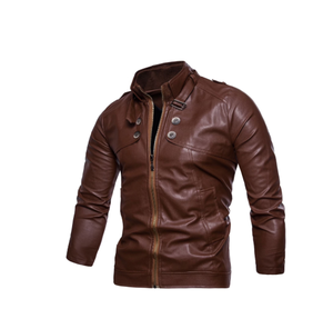 Veste d'hiver décontractée unisexe en cuir de vachette véritable de qualité supérieure OEM ODM, imperméable, respirante, séchage rapide, fermeture éclair écologique - Product Image 1