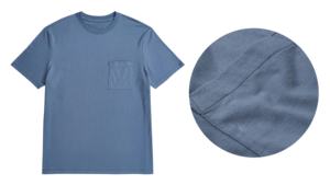 Camiseta básica sólida con bolsillo para hombre, manga corta, cuello, Color personalizado, 100% algodón, alta calidad, venta al por mayor, precio razonable, tejido - Product Image 3