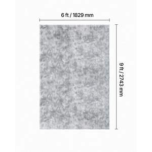 Alfombra Moderna para Decoración del Hogar, Estética, Gris Claro, 6 x 9 Pies, Alfombra Interior de Felpa, Suave, Antideslizante, Modelo Tie-Dye - Product Image 3