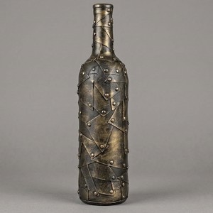 High-End Luxury Modern Wrought Iron <b>Vase</b> Engraving Eco-Friendly Corrosion Resistant Handmade Silver Durable Wide Tabletop <b>Vase</b> - Product Image 2