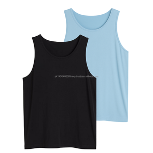 Débardeur sans manches sur mesure pour homme, nouvelle conception, tissu jersey, non transparent, vêtements grande taille - Product Image 1