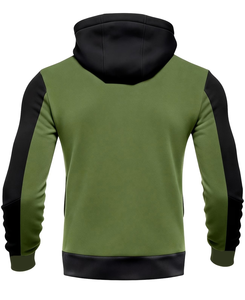 3pcs Men's Casual Hooded Patchwork Set with Long-sleeved Solid-color T-shirt Men's Casual Sportswear Set made in Bangladesh - Product Image 4