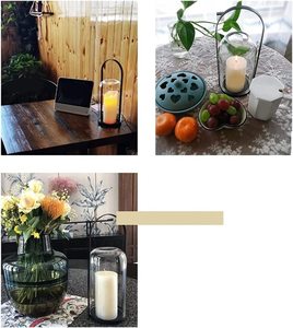 Meilleure lanterne à bougie en verre artisanale avec un support décoratif élégant pour la décoration de la maison, des hôtels et des fêtes de mariage - Product Image 6