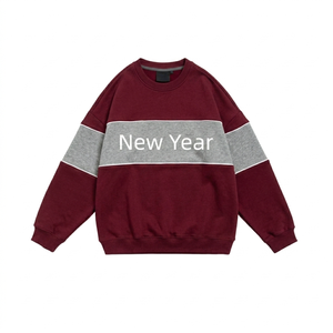 เสื้อสเวตเชิ้ตผู้หญิงทรงโอเวอร์ไซส์ ผ้าโพลีเอสเตอร์/คอตตอน คอเต่า ด้านหน้าบุเทอร์รี่ ดีไซน์สวมใส่สบาย ทรงหลวม ใส่ได้ทุกวัน - Product Image 6