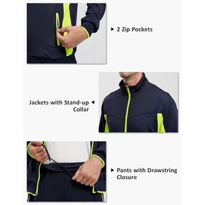 Survêtement pour homme sur mesure pour le jogging, design personnalisé de qualité, survêtement en molleton avec fermeture éclair, style imprimé, prix de gros - Product Image 4