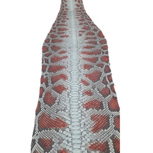 Chính hãng 0.6mm dày rám nắng da rắn da trăn mềm trang trí in Da Giày váy lót thắt lưng ghế sofa - Product Image 4