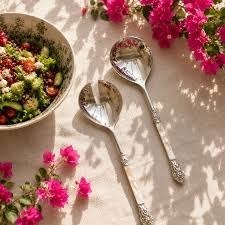Luxury Hospitality <b>Salad</b> Server Set Stylish Stainless Steel Serving <b>Tools</b> for Fine Dining - Product Image 3