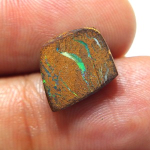 Ópalo de Boulder Australiano Natural, Cabujón de Ópalo de Fuego Verde de Boulder Australiano para Joyería, Piedra Preciosa - Product Image 3