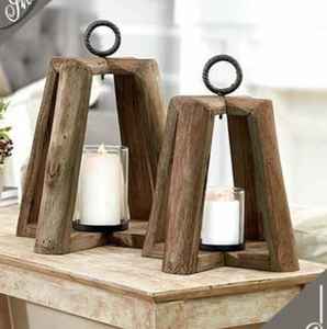 Juego de Portavelas de Madera Nórdica Moderna, Candelabros Decorativos de Latón Dorado para Mesa de Comedor, Decoración para Bodas y Hogar - Product Image 3