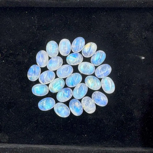 Piedra Preciosa de Piedra Lunar Arcoíris Natural de Calidad Increíble, Azul Intenso, Cabujón de Piedra Lunar Arcoíris de Alta Calidad, 10x14 mm - Product Image 1