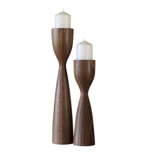 Shesham Wooden Candlestick Holder Tapered Shape Natural Color For Home Wedding Decoration Taper Candle Stand - Product Image 4