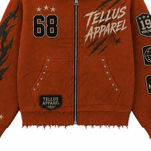 Nouveauté Hiver : Sweat à Capuche Homme Style Unique Respirant en Polaire 100% Coton Coupe Oversize – Offre Spéciale - Product Image 4