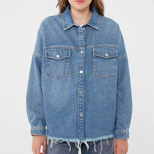 Camisa de Mezclilla Casual de Invierno para Mujer, Corte Regular, Transpirable, de Alta Calidad, Personalizable para Eventos al Aire Libre, Comprar Ropa de Mujer - Product Image 2