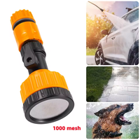 Kit de pistolet d'arrosage 1000 Mesh pour semis, 1/2" 3/4" 1", pour nettoyage domestique, lavage de voitures et jardin