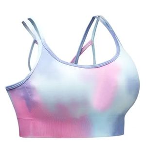 Soutien-gorge de sport respirant à sublimation personnalisée pour femme, grande taille, dos nageur, maintien élevé, idéal pour le yoga - Product Image 3