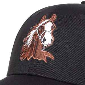 Casquette de baseball brodée cheval, taille personnalisée, prix bas, casquette de sport d'extérieur de haute qualité - Product Image 4