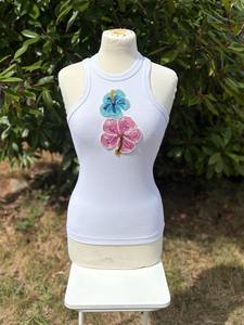 EHri OEM - Camisetas de Tirantes para Mujer, Cuello Halter, Color Sólido, Mezcla de Algodón y Spandex, Tejido de Punto, 180g, Ecológicas, Anti-Pilling, Transpirables - Product Image 4
