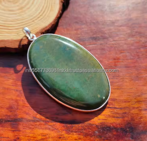 Colgantes de piedra de sangre Collar de Plata de Ley 925 Joyería hecha a mano Colgantes delicados Regalo para mamá Colgantes apilables Regalos de boda - Product Image 1