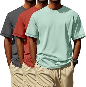 Camiseta de Algodón de Primera Calidad para Hombre, Tejido de Punto Suave, Transpirable, Ropa Casual de Moda, Estilo Urbano, Fabricante de Prendas - Product Image 1