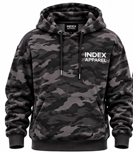Sudadera con Capucha de Camuflaje para Hombre, Corte Regular, Diseño con Bolsillos de Forro Polar, Ropa Casual de Otoño - Product Image 1