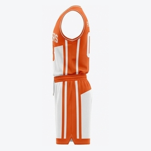 Maillots de basket-ball professionnels pour compétition, impression numérique, en mesh, ensembles de basket-ball pour jeunes, uniformes de basket-ball personnalisés de haute qualité - Product Image 3