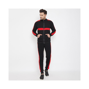 Men Winter Outdoor Hooded Solid Tracksuit Custom Color Multi-Purpose Cotton <b>Polyester</b> Zipper Casual Street Wear <b>Joggers</b> - Product Image 2