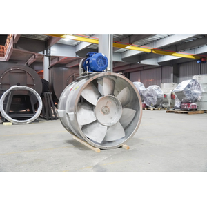 Ventilateur axial à tube en acier inoxydable à entraînement par courroie, diamètre de lame 400-1500 mm, certifié CE, APL-8-9I, usage industriel - Product Image 1