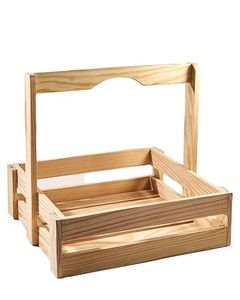 Porte-couverts décoratif en bois pour le rangement dans la salle à manger, ajoutant une chaleur naturelle et une mise en place de table bien organisée - Product Image 5