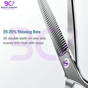 Ciseaux à effiler professionnels de 6,0 pouces à prix raisonnable, en acier inoxydable, pour salon de coiffure, équipement et outils - Product Image 4