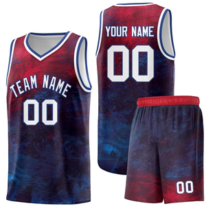Dernier design personnalisé, maillot et short de basket-ball professionnels en sublimation, couleur et logo personnalisés, uniformes de basket-ball - Product Image 1