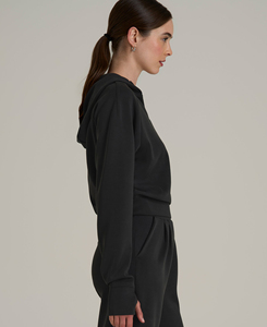Sudadera con capucha de doble cremallera para mujer 2026, transpirable, diseño personalizado, 100% algodón, alta calidad, venta al por mayor, estampada, 300 g/m² - Product Image 3