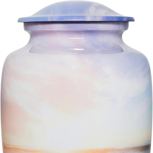 Wholesale Metal Cremation Urns for Adult Human Ashes Modern Design Funeral Supplies Casket <b>Memorial</b> <b>Keepsake</b> - Product Image 5