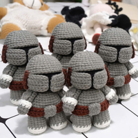 Poupée Amigurumi Classique Faite Main au Crochet, Jouet en Laine Tricoté Personnalisé, Cadeau Décoratif, Vente en Gros, Fabriqué au Vietnam TUYET DUNG 3D