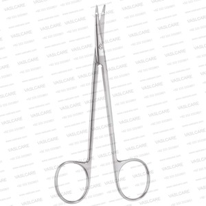 Tijeras pequeñas curvadas de 5″ (12.5 cm) – Tijeras de disección finas con orificio para sutura para extracción de tendones y cirugía de mano de Vaslcare - Product Image 2