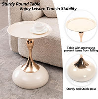 Meilleure Vente : Table de Chevet Moderne Blanche à 2 Niveaux en Fer, Convertible, avec Rangement, pour Petits Espaces et Chambres – Garantie 1 An